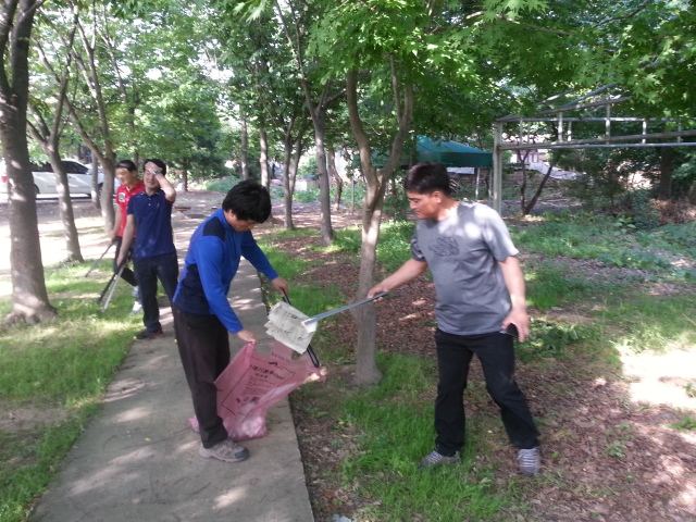 화순 무등산입구 환경정화 활동